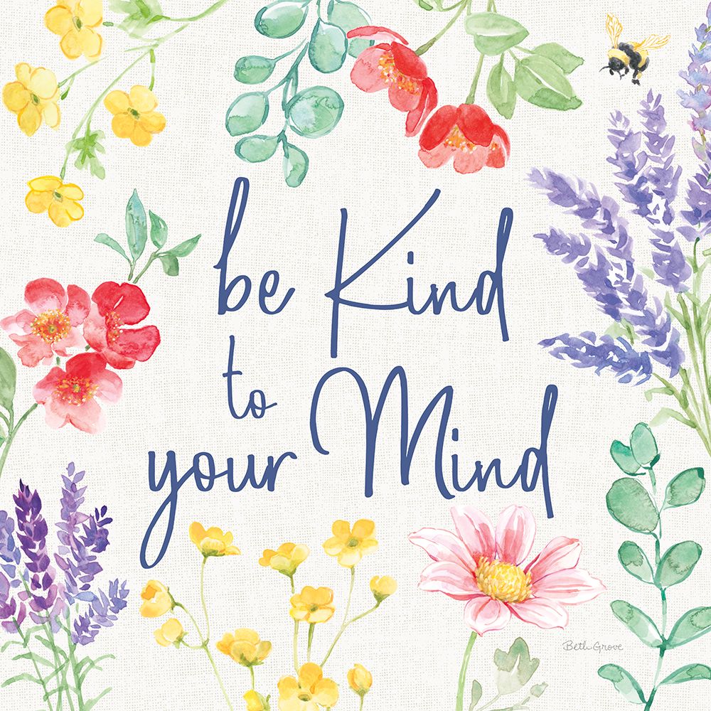 Fresh Floral V art print by Beth Grove for $57.95 CAD