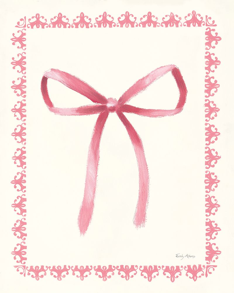 Emilys Bows Pink II art print by Emily Adams for $57.95 CAD