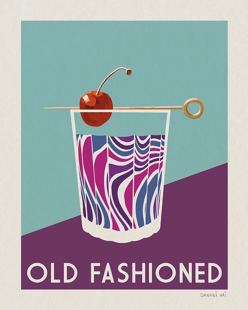 Cocktail Poster IV Jewel art print by Danhui Nai for $57.95 CAD