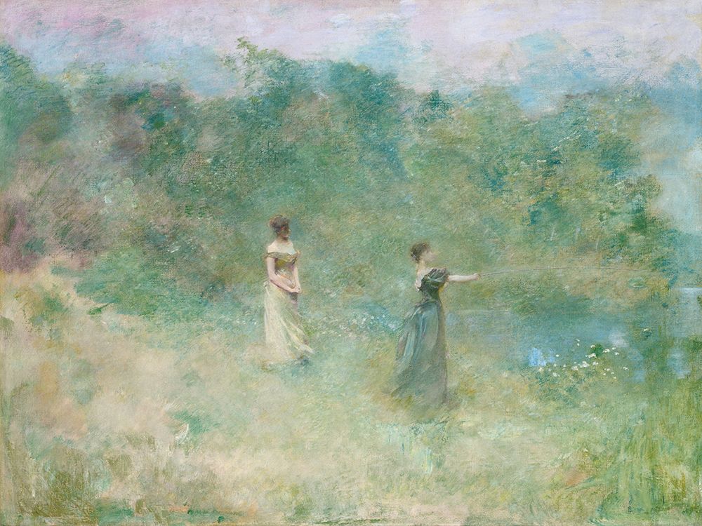 Vintage Summer Fishing art print by Wild Apple Portfolio for $57.95 CAD