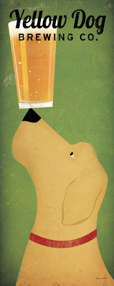 Yellow Dog Brewing Co art print by Ryan Fowler for $57.95 CAD