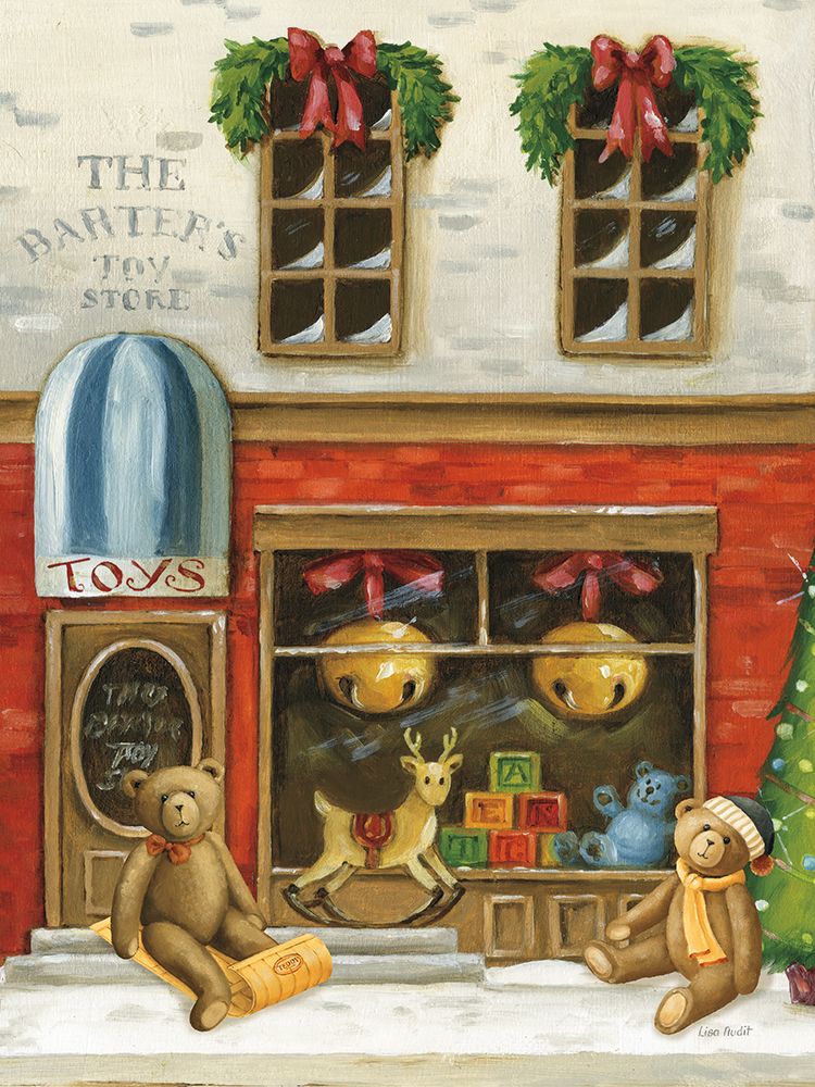 Winter Teddy Bears II art print by Lisa Audit for $57.95 CAD