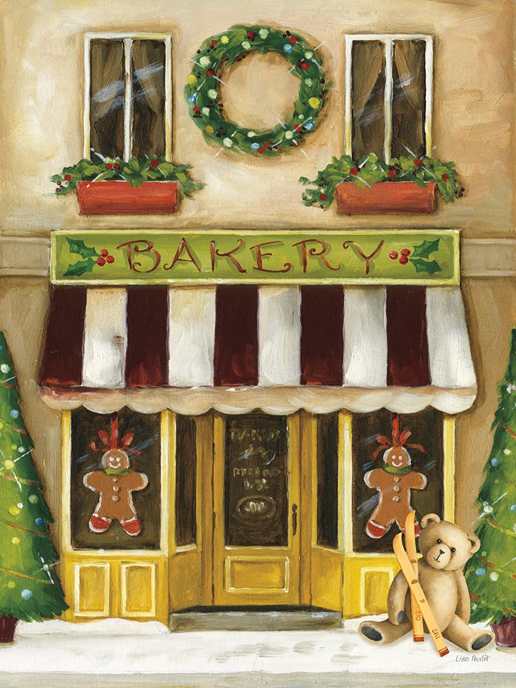 Winter Teddy Bears III art print by Lisa Audit for $57.95 CAD