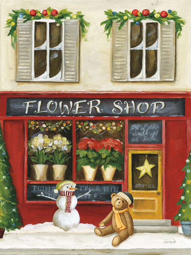 Winter Teddy Bears IV art print by Lisa Audit for $57.95 CAD