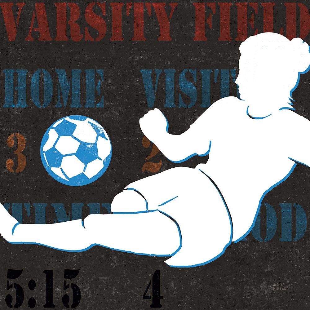 Womens Scoreboard Soccer v2 art print by Michael Mullan for $57.95 CAD