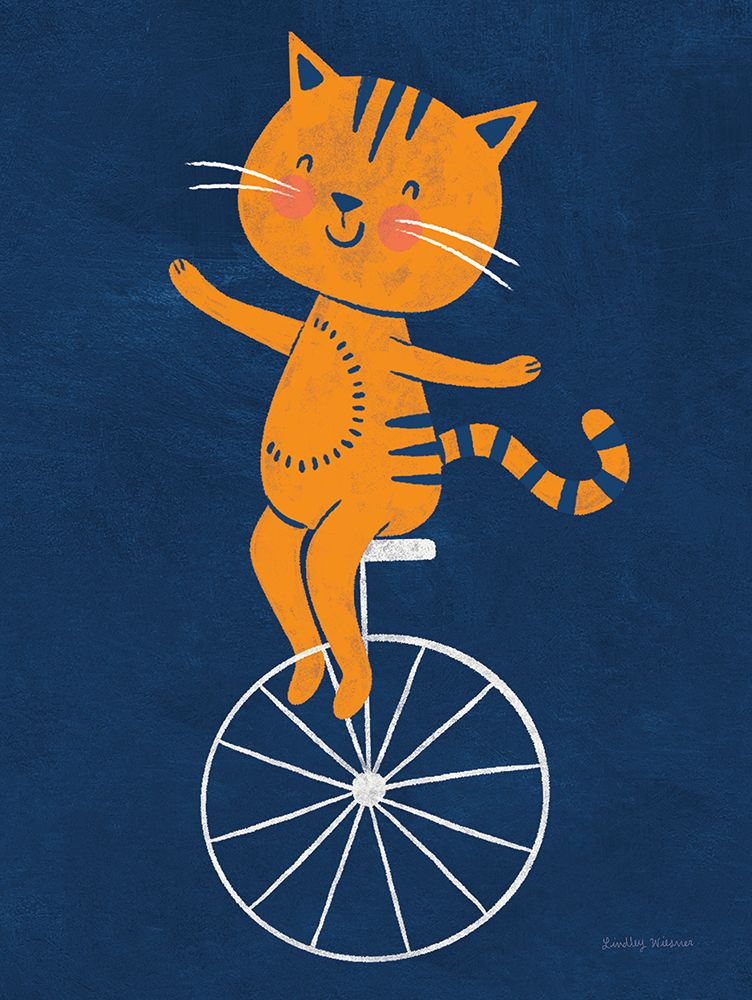 Kitty Cruisers II art print by Lindley Wiesner for $57.95 CAD