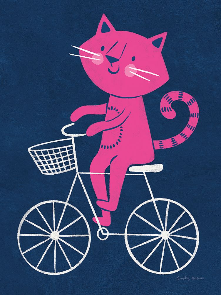Kitty Cruisers IV art print by Lindley Wiesner for $57.95 CAD