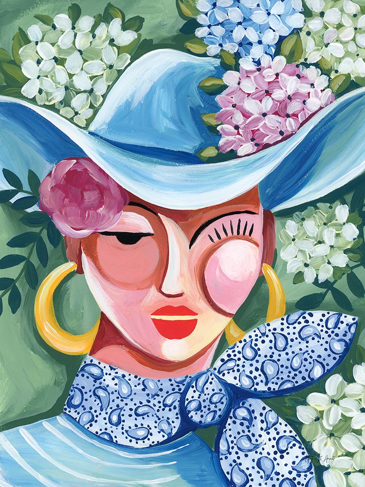 Southern Belle Cowgirl art print by Yvette St. Amant for $57.95 CAD