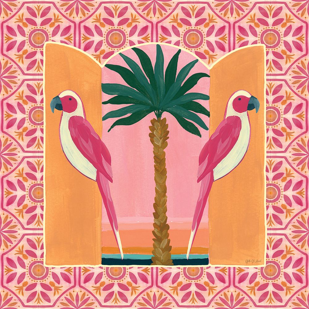 Tropical Birds I art print by Yvette St. Amant for $57.95 CAD