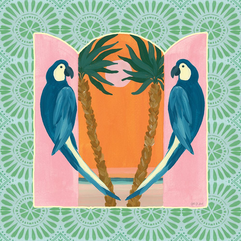 Tropical Birds III art print by Yvette St. Amant for $57.95 CAD