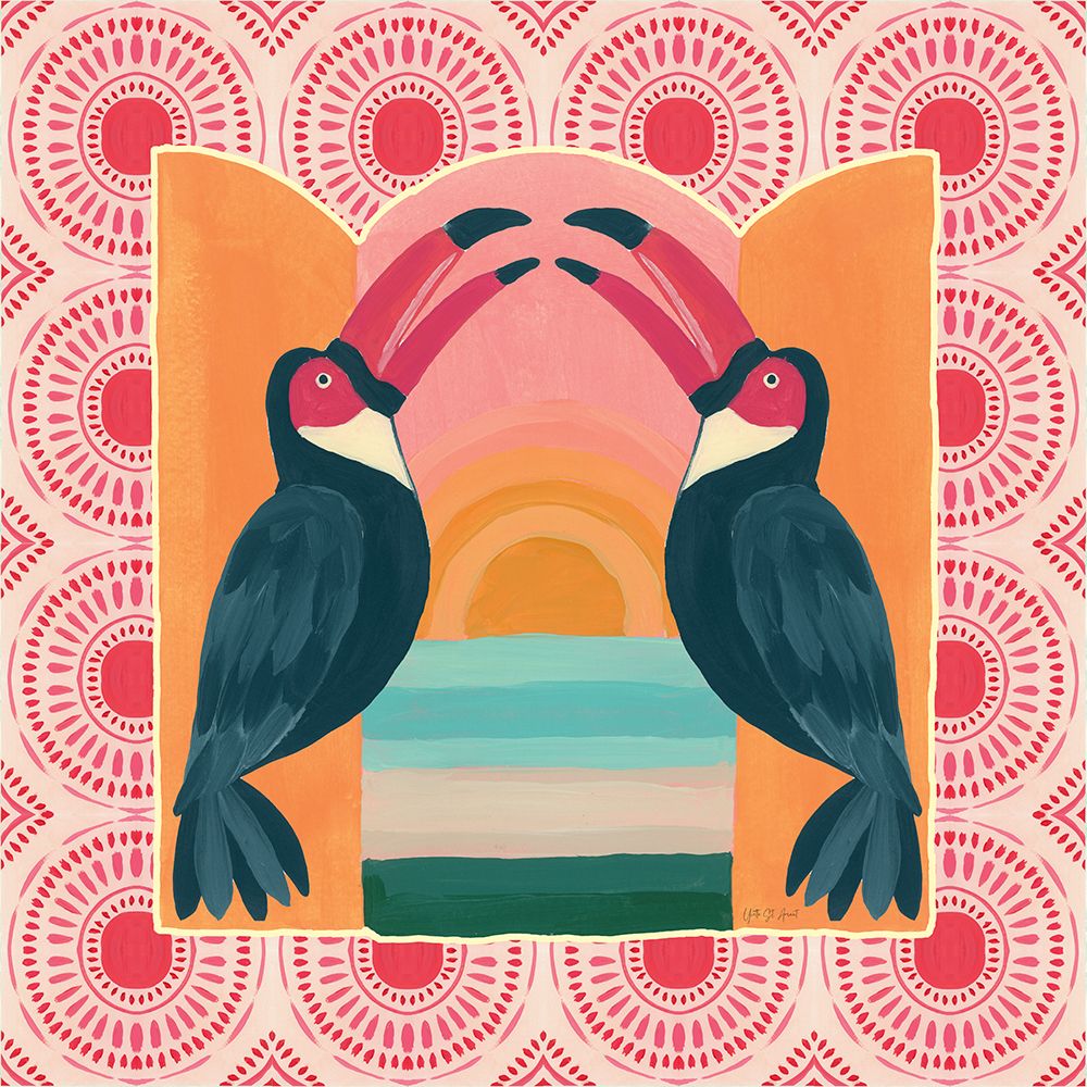 Tropical Birds IV art print by Yvette St. Amant for $57.95 CAD