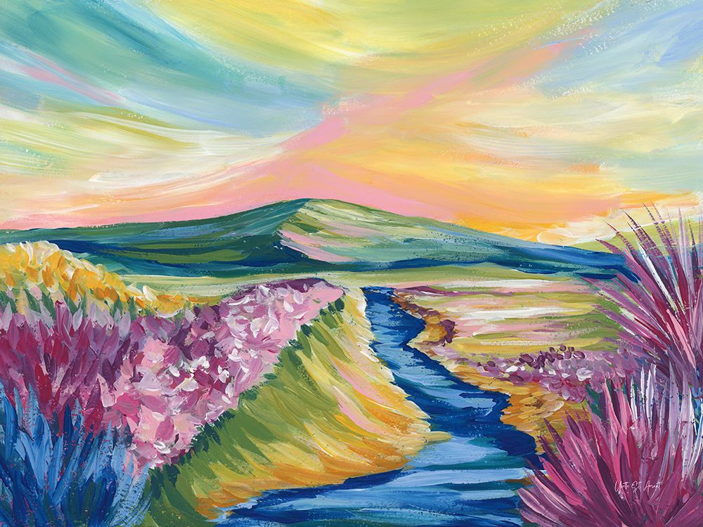 Spring Meadow I art print by Yvette St. Amant for $57.95 CAD