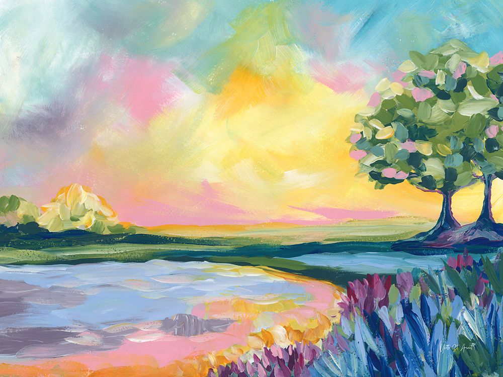 Spring Meadow II art print by Yvette St. Amant for $57.95 CAD