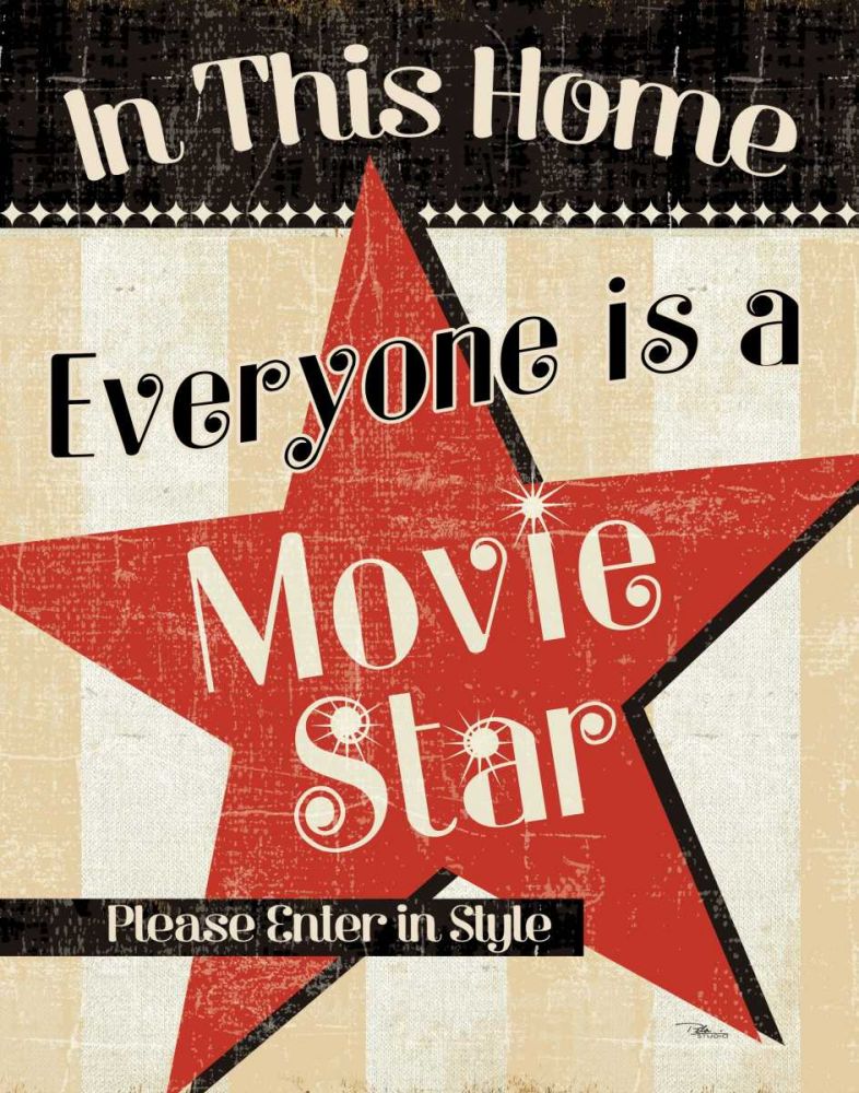 In This Home Everyone is a Star art print by Pela Studio for $57.95 CAD
