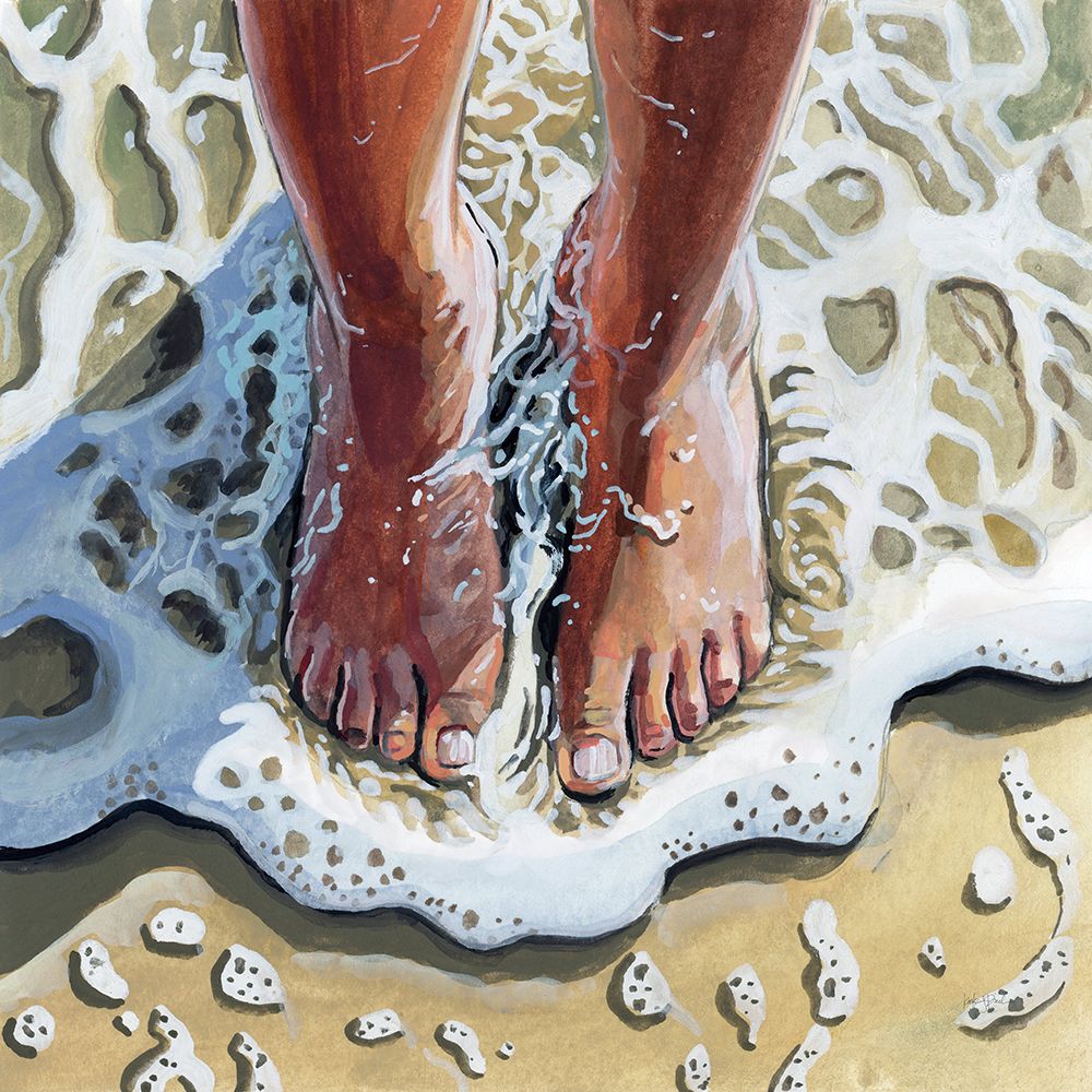 Standing In The Waves art print by Kate Jarvik Birch for $57.95 CAD