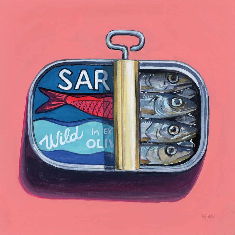 Wild Sardines art print by Kate Jarvik Birch for $57.95 CAD