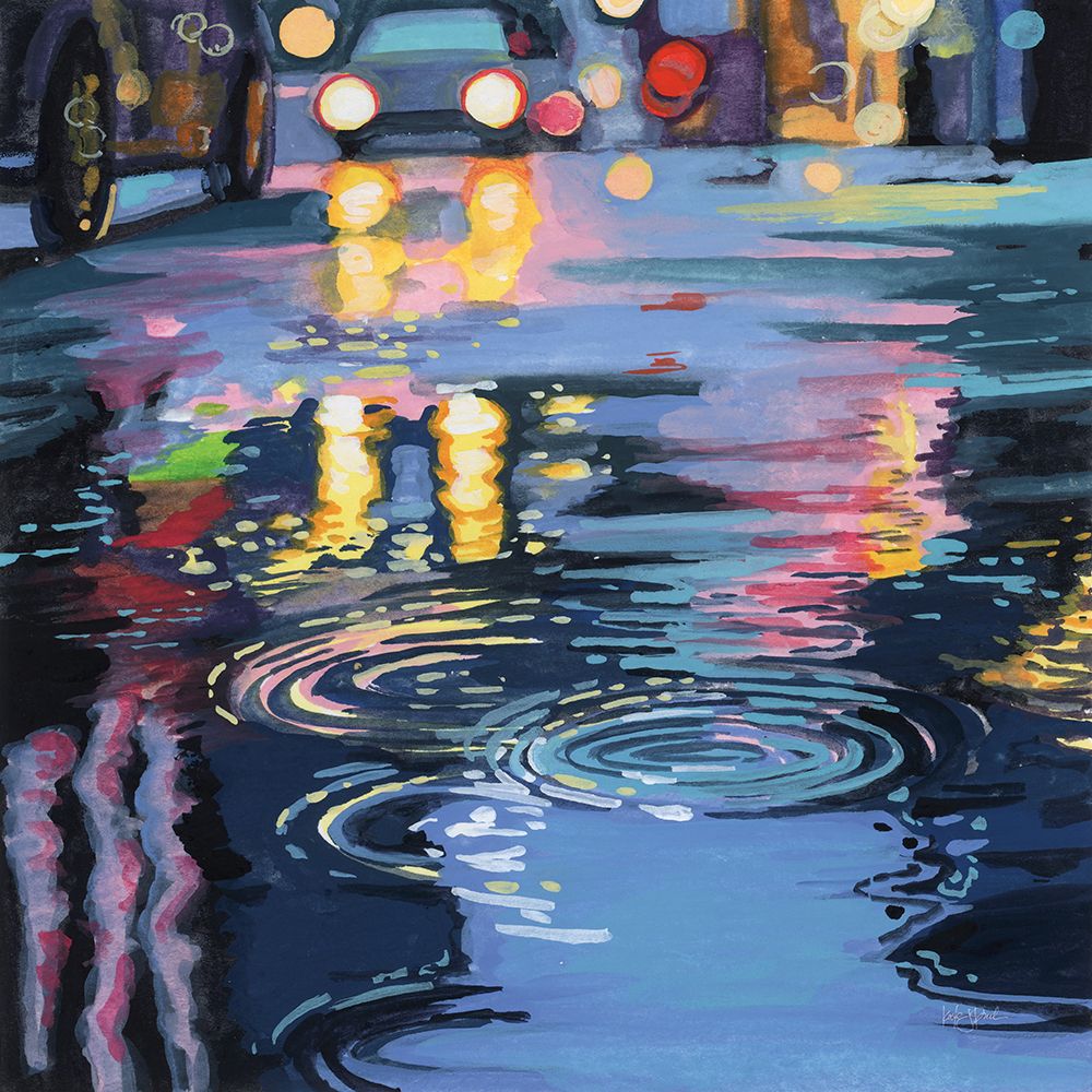 Rain Drops On City Road art print by Kate Jarvik Birch for $57.95 CAD