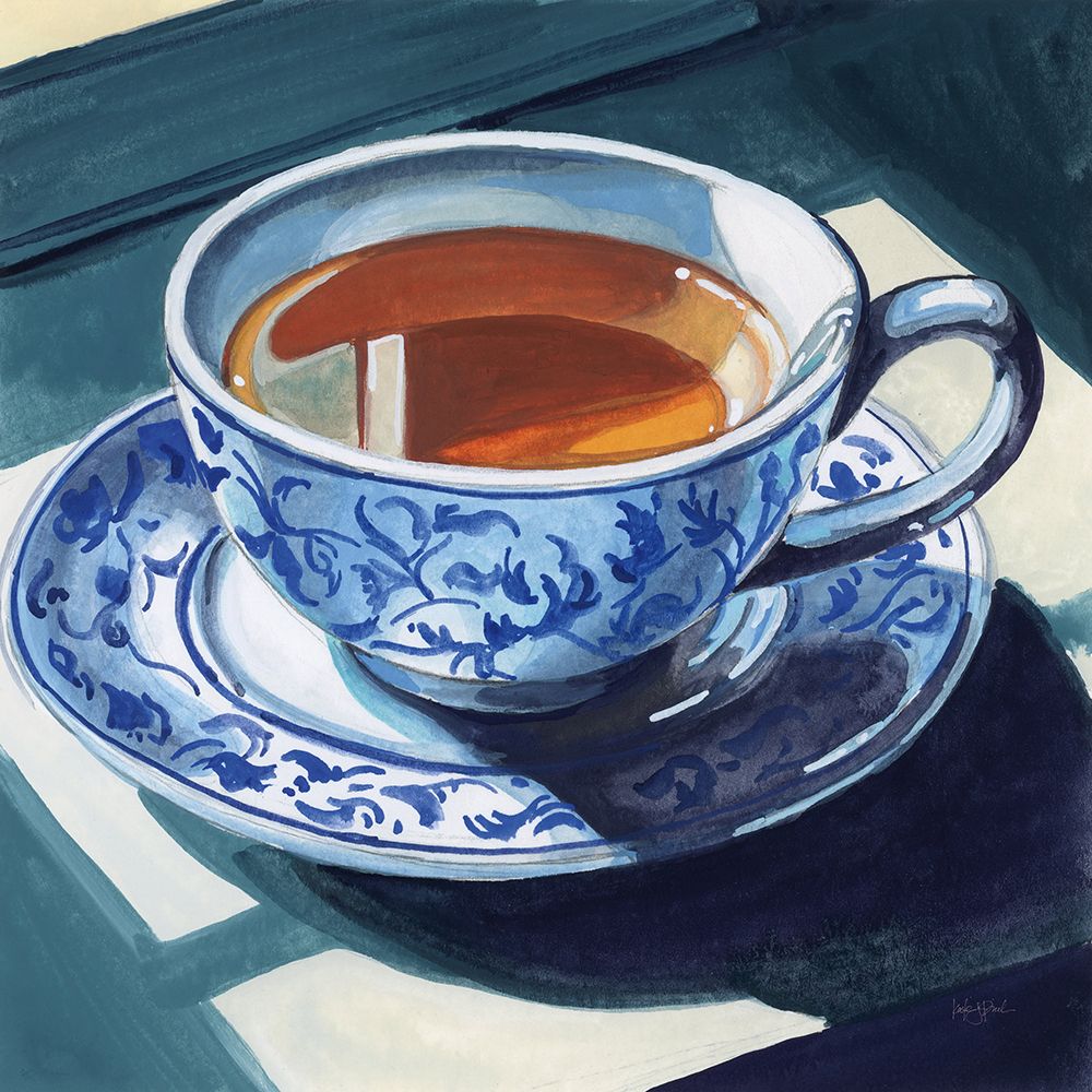 Chinoiserie Tea Time art print by Kate Jarvik Birch for $57.95 CAD