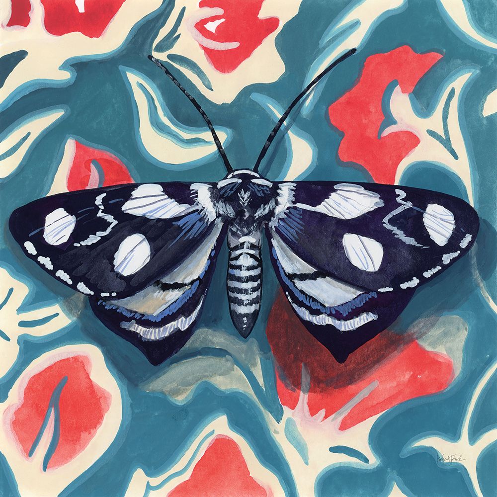 Moth on Beautiful Wall art print by Kate Jarvik Birch for $57.95 CAD