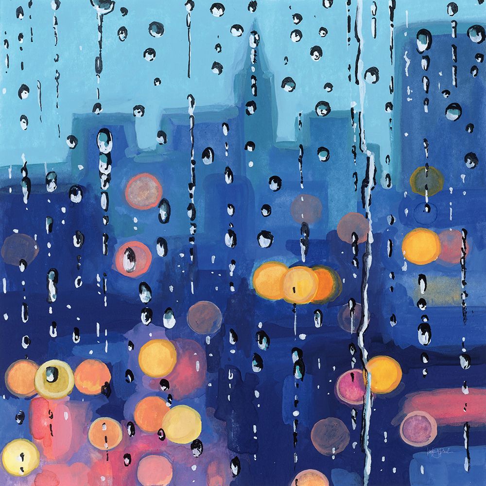 City Rain on Window art print by Kate Jarvik Birch for $57.95 CAD