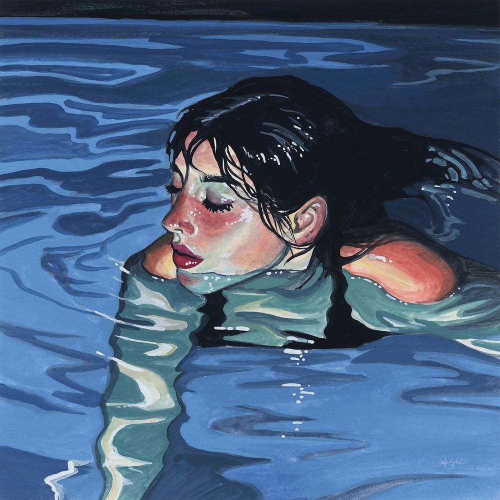 Swimming in Evening Glow art print by Kate Jarvik Birch for $57.95 CAD