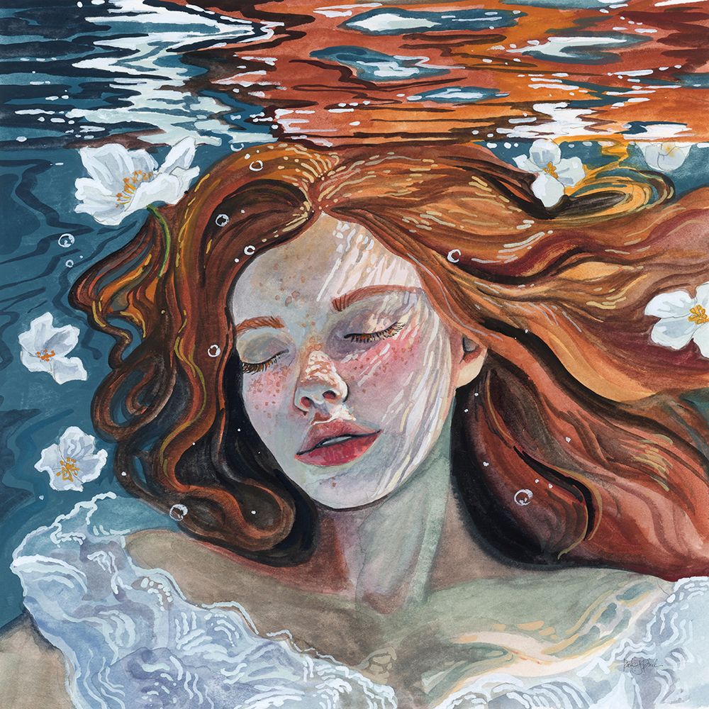 Ophelia Underwater art print by Kate Jarvik Birch for $57.95 CAD
