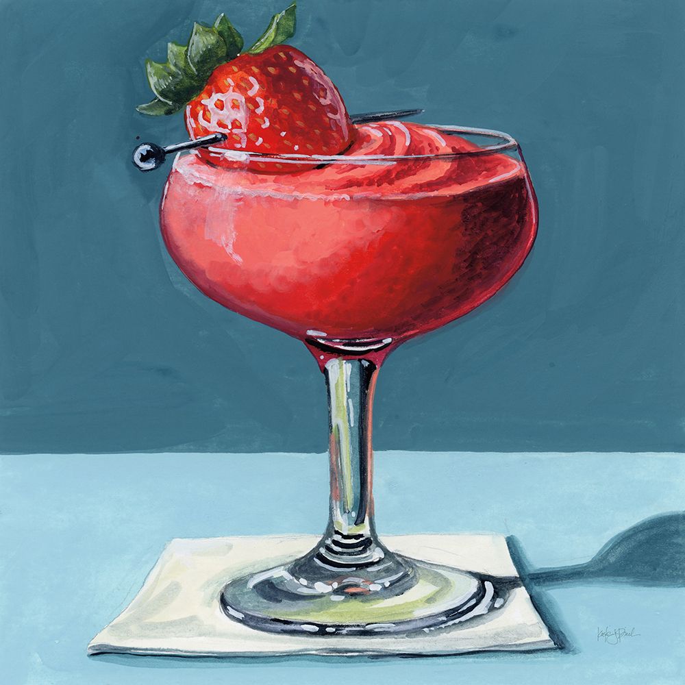 Strawberry Daquori art print by Kate Jarvik Birch for $57.95 CAD