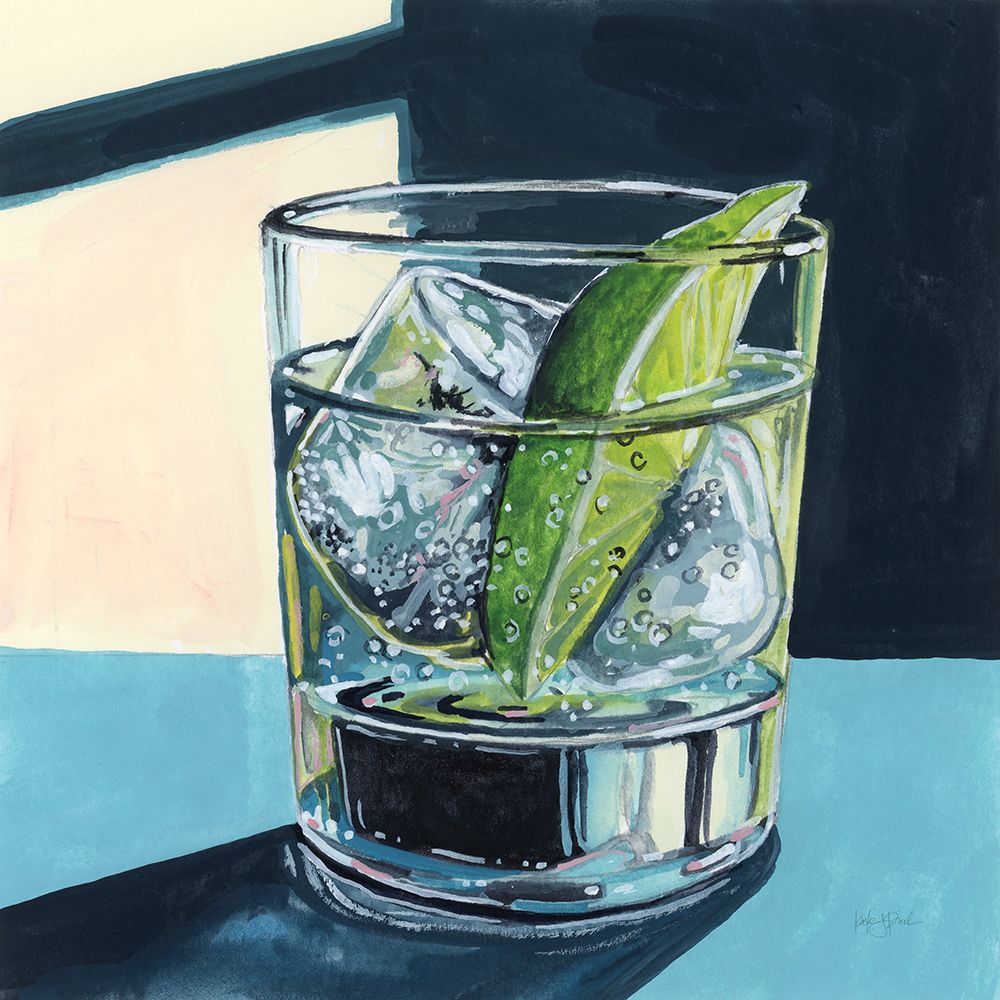 Strong Gin and Tonic I art print by Kate Jarvik Birch for $57.95 CAD