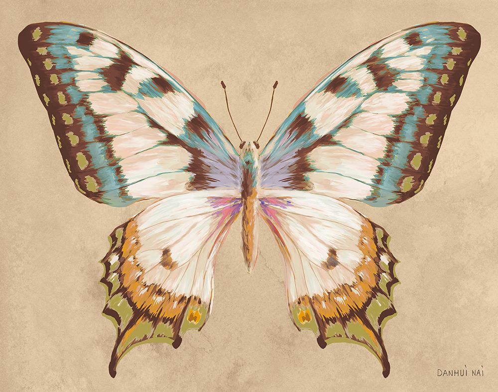 Beetles and Butterflies I v2 art print by Danhui Nai for $57.95 CAD