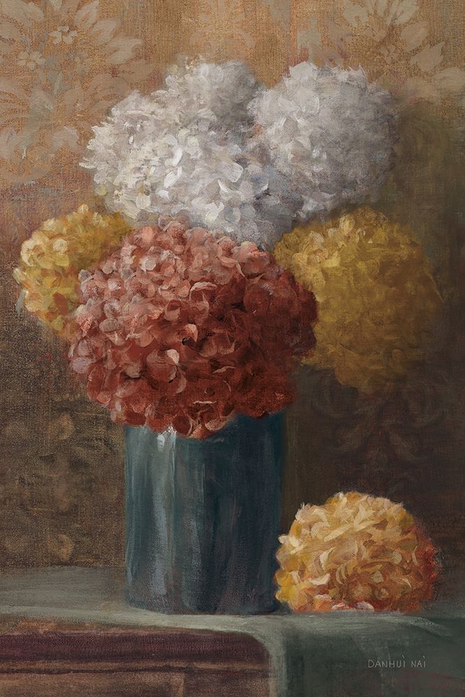 Fall Hydrangea II art print by Danhui Nai for $57.95 CAD
