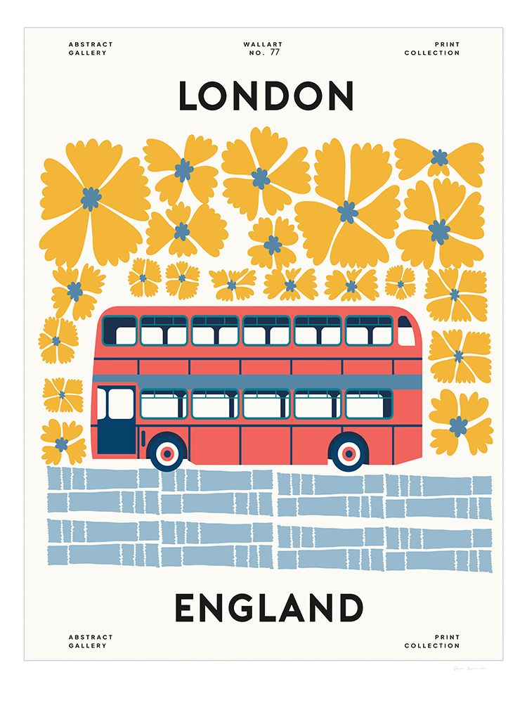 Groovy European Travel II art print by Omar Escalante for $57.95 CAD