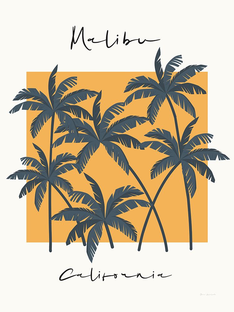 Malibu Retro Vibe art print by Omar Escalante for $57.95 CAD