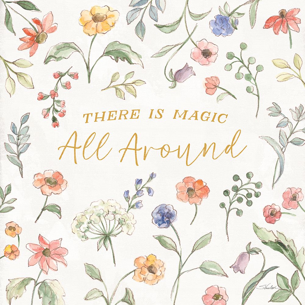 Wild Blooms V art print by Silvia Vassileva for $57.95 CAD