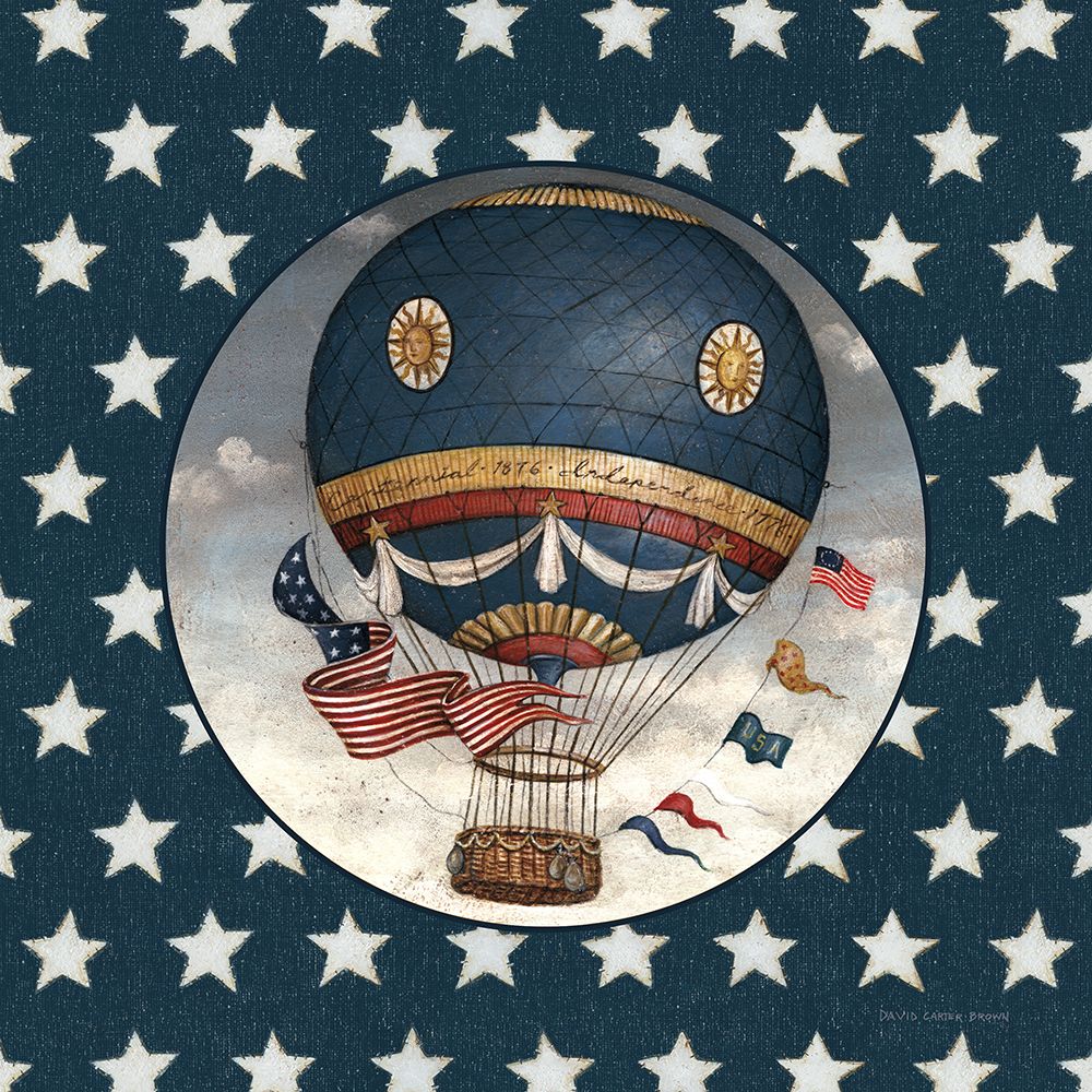 America Balloons II art print by David Carter Brown for $57.95 CAD