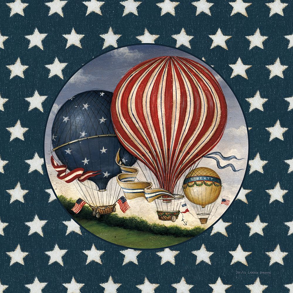 America Balloons III art print by David Carter Brown for $57.95 CAD