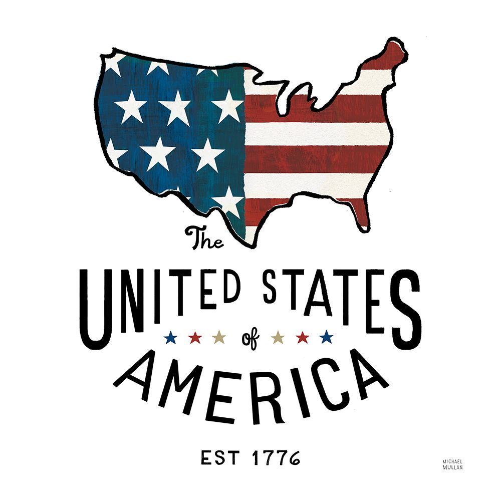 Road Trip United States of America art print by Michael Mullan for $57.95 CAD