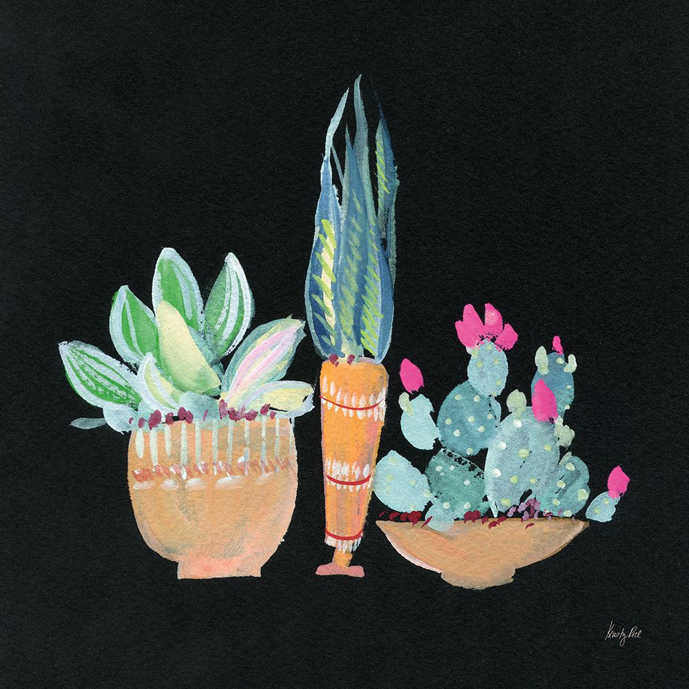 Cactus Party I art print by Kristy Rice for $57.95 CAD