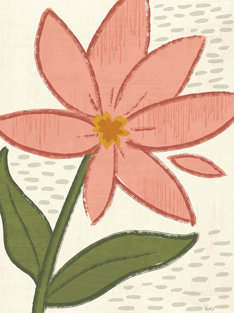 Bold Petals II art print by Veronique Charron for $57.95 CAD