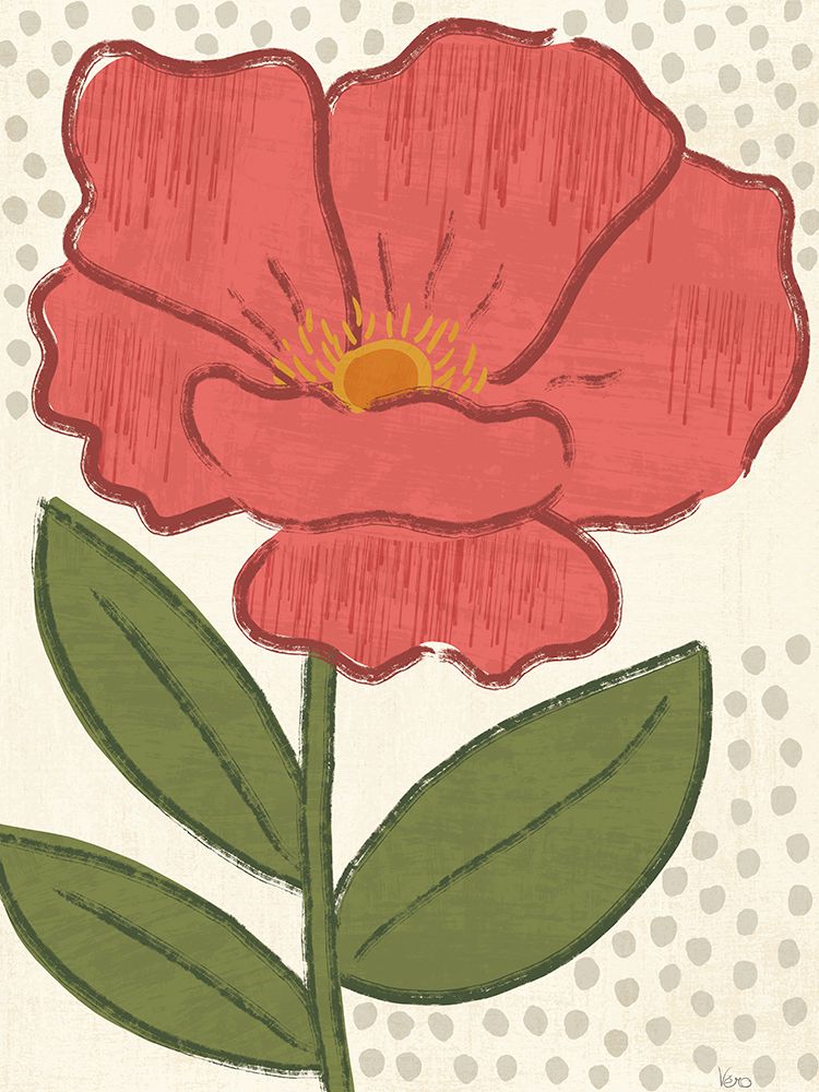 Bold Petals IV art print by Veronique Charron for $57.95 CAD