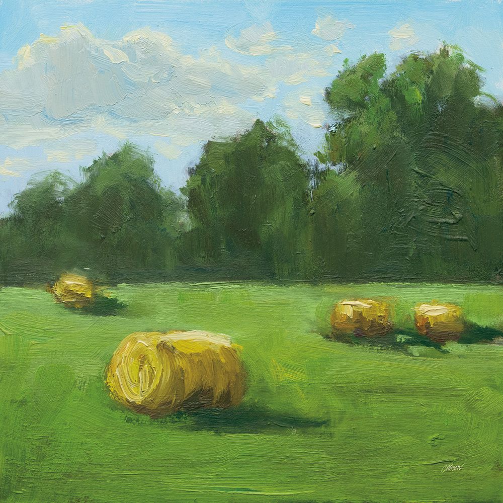Summer Hay Field art print by Carson Overstreet for $57.95 CAD
