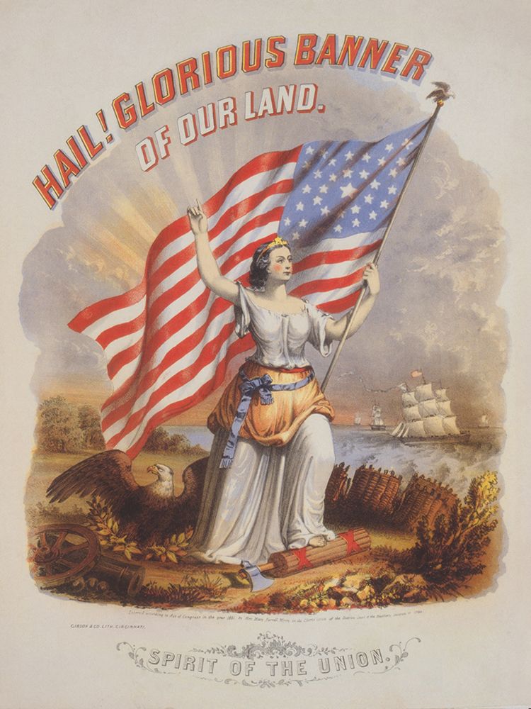 Hail Glorious Banner art print by Wild Apple Portfolio for $57.95 CAD