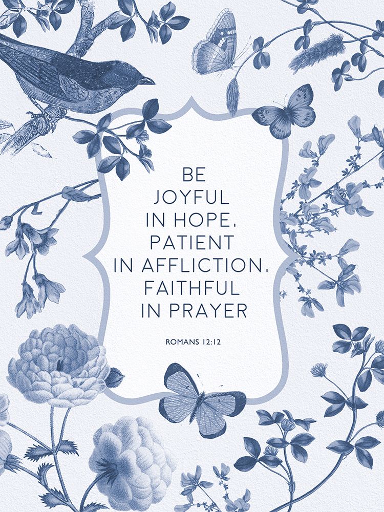 Victorian Garden Bright Bible Quote IX art print by Wild Apple Portfolio for $57.95 CAD