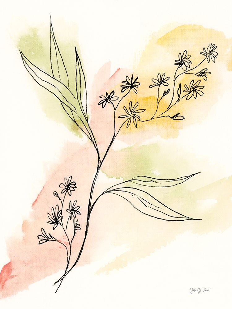 Illustrative Botanical I art print by Yvette St. Amant for $57.95 CAD