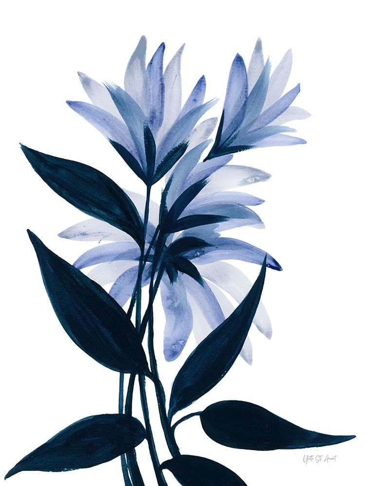 Midnight Blossoms I art print by Yvette St. Amant for $57.95 CAD