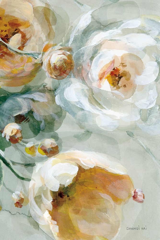 Fall Blossoms Panel I art print by Danhui Nai for $57.95 CAD