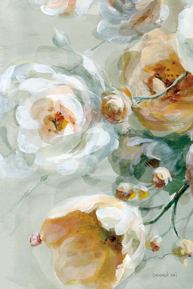 Fall Blossoms Panel III art print by Danhui Nai for $57.95 CAD