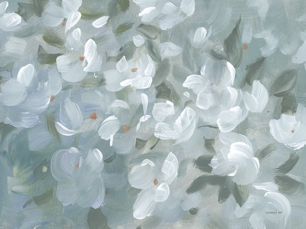 Little All Over White Flowers art print by Danhui Nai for $57.95 CAD