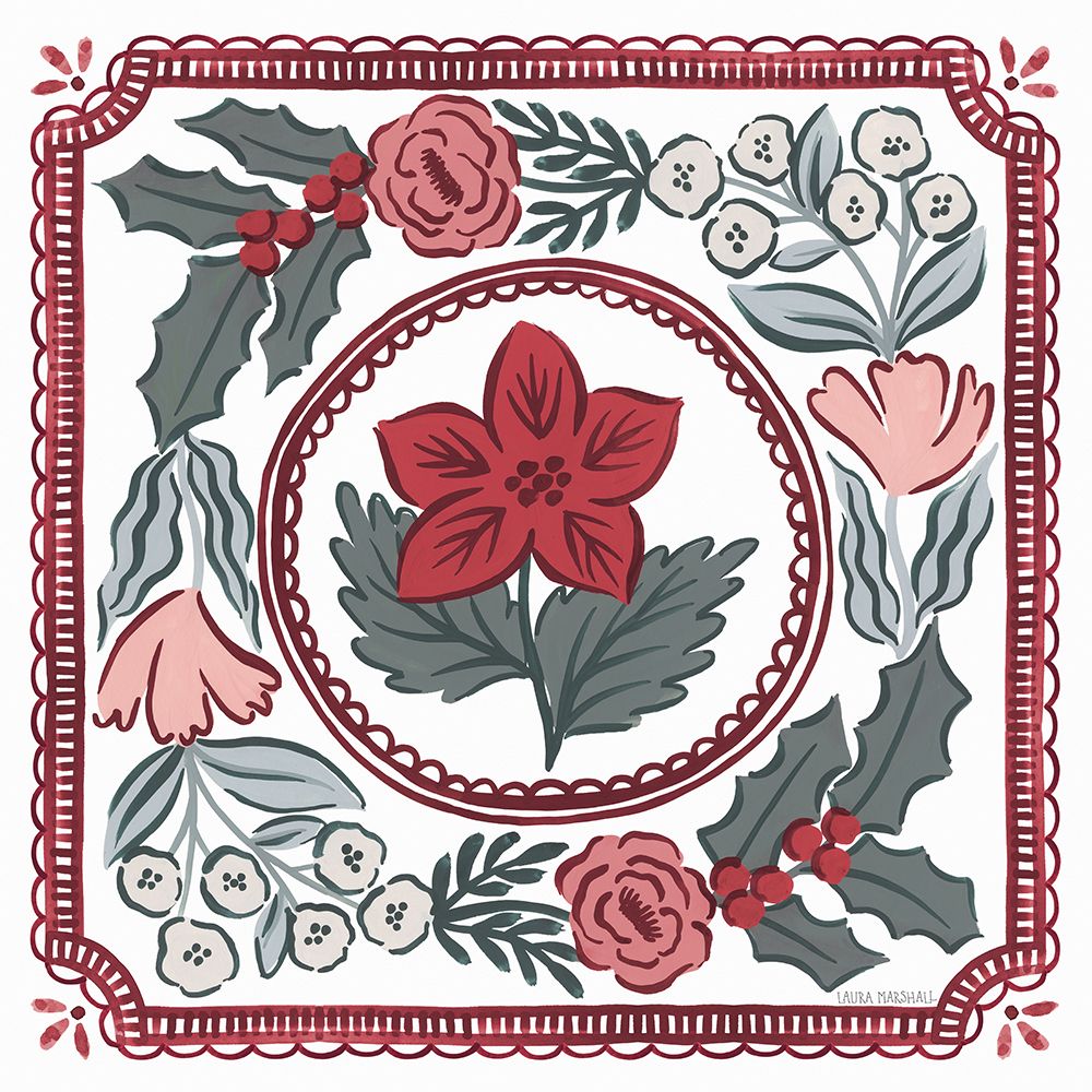 Christmas Reverie V art print by Laura Marshall for $57.95 CAD