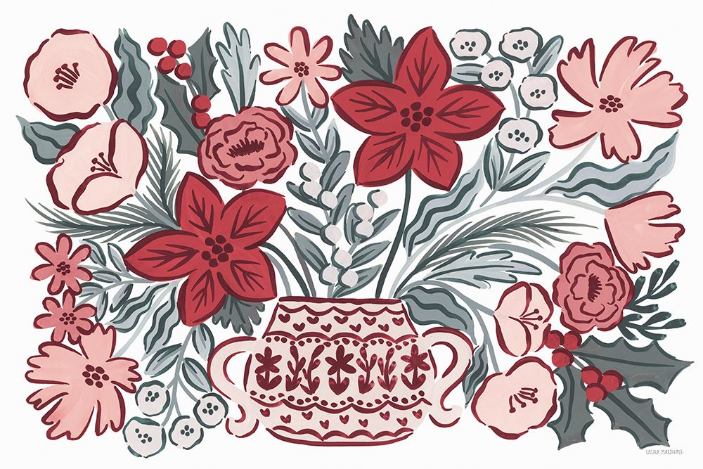 Christmas Reverie VI art print by Laura Marshall for $57.95 CAD