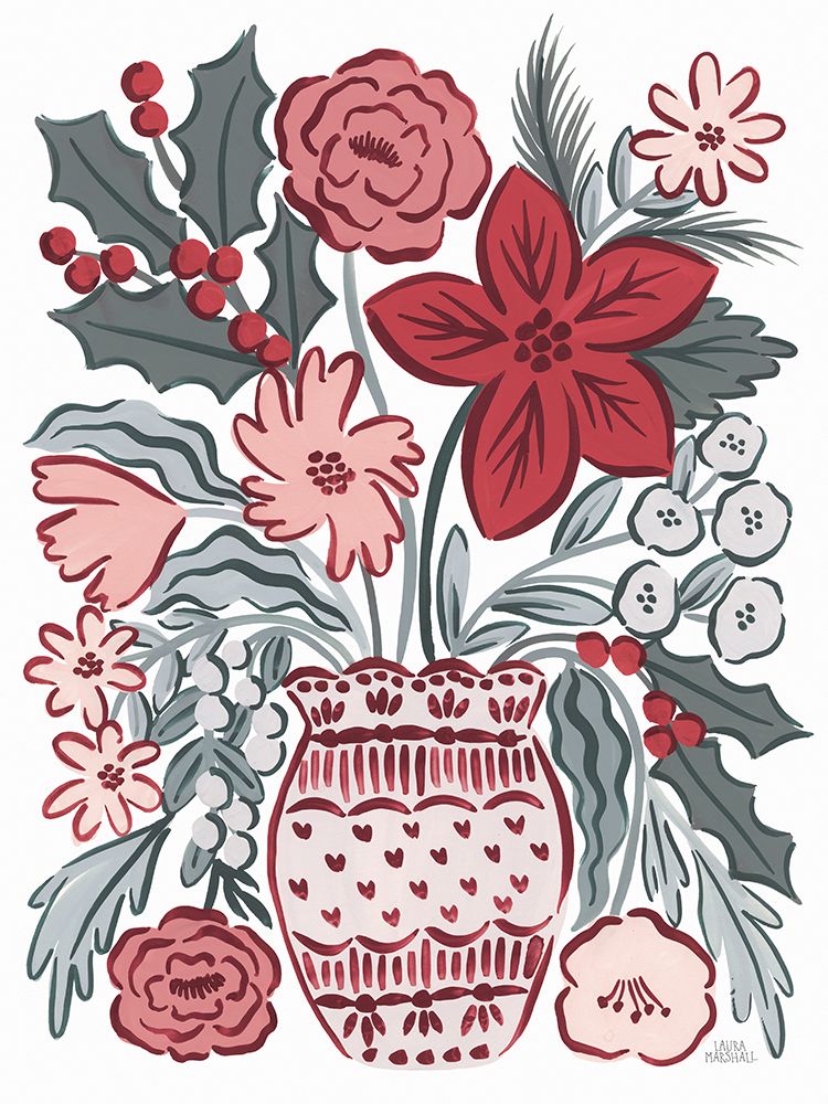 Christmas Reverie VII art print by Laura Marshall for $57.95 CAD